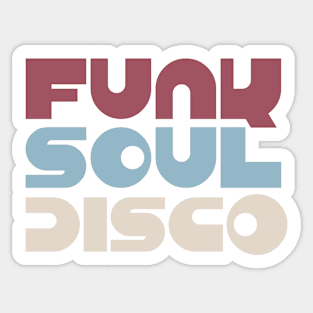 Funk Soul Disco Sticker